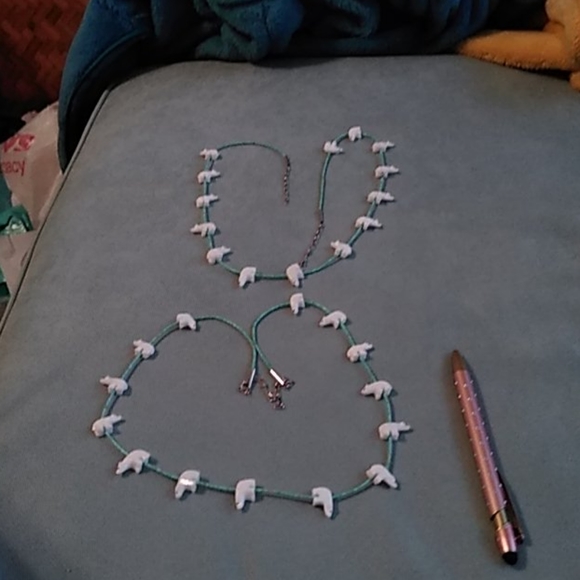 SOLD OUT ***GENUINE INDIAN HANDMADE CARVED BEAR NECKLACE'S - Picture 7 of 7